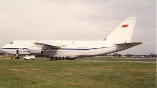 Antonov An124 Glideslope Alarm [upl. by Endres]