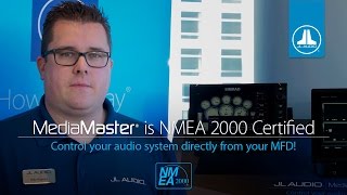 JL Audio MediaMaster NMEA 2000 Compatibility Demonstration [upl. by Enelyam72]