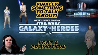 More huge rosters getting frozen in carbonite Star Wars Galaxy of Heroes Free to Play Week 22 [upl. by Nillad9]