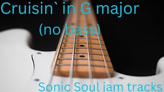 Cruisin in G Major Jam track no bass [upl. by Aiuqenehs]