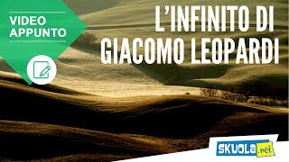 Giacomo Leopardi LInfinito [upl. by Harac249]