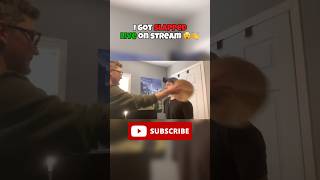 I Got Slapped Live On Stream 😵👏 shorts viralvideo viral recommended livestream live slap [upl. by Lebiram]