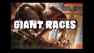 Dungeons and Dragons Lore The Races of the Giants [upl. by Nyrat557]