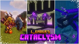 LEnders Cataclysm Minecraft Mod Showcase  New Bosses Weapons amp Structures  Forge 120119 [upl. by Keiryt]