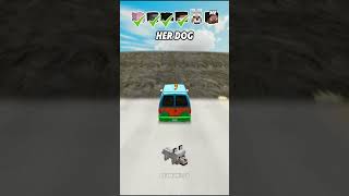 Help Herobrine Get Crush Attention In A Car Jump Challenge 🚗 🌋 shorts beamngdrive [upl. by Fernald917]