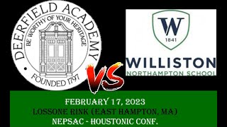 Deerfield Academy varsity vs Williston Northampton 17Feb2023 [upl. by Ogawa]