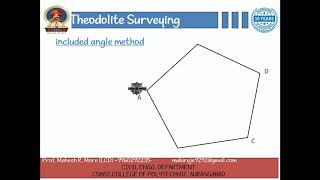 Methdo of traversing  Included angle method [upl. by Aleyam]