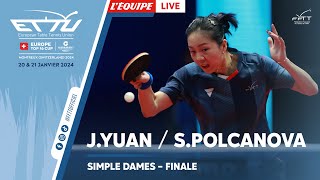 Jianan YUAN vs Sofia POLCANOVA  TOP16 Européen  Finale [upl. by Ojaras814]