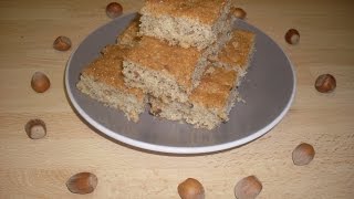 Comment faire des pavés aux noisettes Recette de gâteau facile [upl. by Elok90]