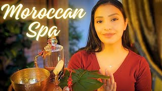 ASMR Moroccan Spa  Soothing Facial Hair Treatment and Massage [upl. by Konyn]