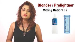 Color Theory Part5 How To Use Blonder  Stages Of BlonderBy Sam Maam Tutorial In Hindi [upl. by Richmond]