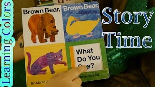 Brown Bear Brown Bear What Do You See by Eric Carle Read Aloud Story time with a Mermaid [upl. by Yul64]