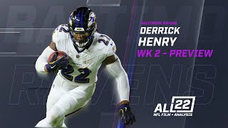 WILL DERRICK HENRY BREAK FREE AGAINST THE LAS VEGAS RAIDERS RAVENS WK 2 PREVIEW ravens baltimore [upl. by Selinski746]