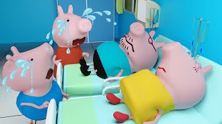 Poor Peppa Pig  Mom Pig Dad Pig Please wake up Peppa Sad story Peppa Pig Animation [upl. by Yelhs19]