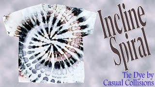 Tie Dye Inclined Spiral Ice Dye [upl. by Mcadams]