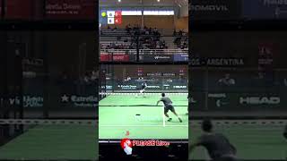 SITTING ON THE FLOOR 🤣🤣  Padel Highlights bestofpadel [upl. by Genesa296]