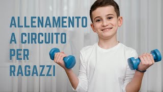 Allenamento per Ragazzi a Circuito con la Palla [upl. by Einnim]