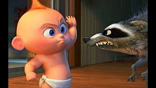 Incredibles 2 Movie Clip Baby Jack vs Raccoon Fight 2018 [upl. by Dang]