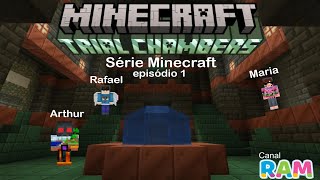 Episódio 1 da série do Minecraft em busca da nova estrutura [upl. by Rogers]