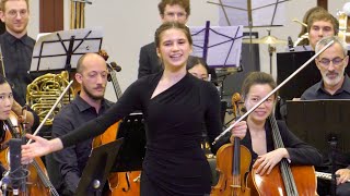 FIRST CLASSICAL CONCERT of 15yearold Karolina Protsenko  Mendelssohn Violin Concerto [upl. by Oek]