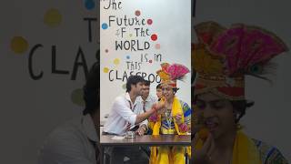 My friend krishna 🦚❤️🫂 a heart touching video ❤️🦚 piyush asrani  krishna shorts kanha [upl. by Nedyrb]