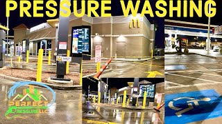 Pressure Washing 💦 Mc Donald’s 🍔🍟 and Terribles Gas Station ⛽️ Las Vegas NV Perfect Pressure LLC [upl. by Notsur49]