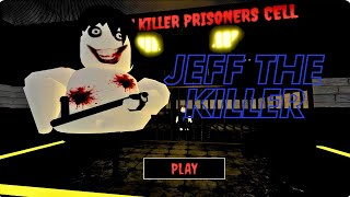 JEFF THE KILLER BARRYS PRISON RUN OBBY roblox scarryobby obby [upl. by Rog]