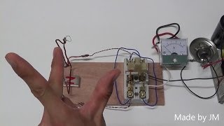 Flemings lefthand rule experiment with DPDT switch [upl. by Harewood]