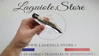 Laguiole Knife Deer Antler Handle [upl. by Gomar]