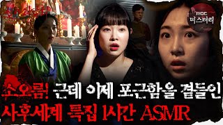 심괴ASMR 소오름 근데 이제 포근함을 곁들인 사후세계 특집 1시간 ASMR 심야괴담회 심괴 어둑시니 MBC210520방송 [upl. by Nahgeem135]