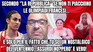 IL GIORNALE LA REPUBBLICA SEMPRE PIU DEMENZIALENON TI PIACCIONO LE OLIMPIADIALLORA SEI FASC [upl. by Cherida]