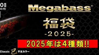 メガバス福袋２０２５「巳」の内容を先取り！！POPX ABALONEやKAGELOUにNCカラーが登場！！ [upl. by Merola]