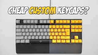 Cheap DoubleShot PBT Custom Keycaps Review [upl. by Karleen]