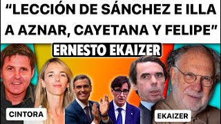 “Felipe González Aznar o Cayetana reciben una lección de Sánchez al ganar Illa en Cataluña” Ekaizer [upl. by Duleba767]