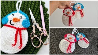 ¡Increíblemente Fácil TEJE A CROCHET CON SOBRANTES en minutos y Decoración Navideña [upl. by Timon682]