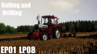 Rolling and plowing  FS22 Niemiskylä LP08 singleplayer [upl. by Eeral]