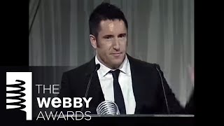 Trent Reznors 5Word Speech at The 13th Annual Webby Awards [upl. by Suoicerpal]