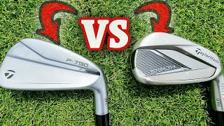 TAYLORMADE STEALTH vs P790 IRONS REVIEW  Whats the difference and which are best [upl. by Ahsiemat]