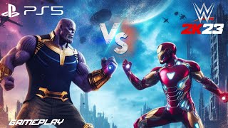 I CREATE INFINITY WAR FIGHT  THANOS VS IRONMAN FIGHT  PLAYSTATION 5  GAMEPLAY [upl. by Coulson]