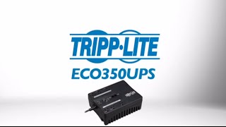 ECO 350VA UPS System by Tripp Lite  ECO350UPS [upl. by Goldarina]