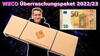 XL 50€ WECO ÜBERRASCHUNGSPAKET UNBOXING 2022 inkl Preisen [upl. by Tiffanie]