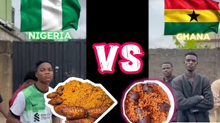 Best COMPARISON Nigeria Vs Ghana Jollof Rice 😱 [upl. by Adnohsed707]