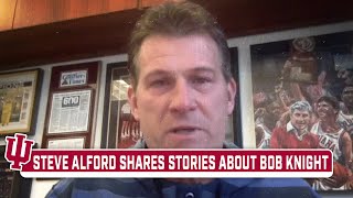 Former IU Basketball Player Steve Alford Shares Memories about Bob Knight  B1G Today [upl. by Kafka140]