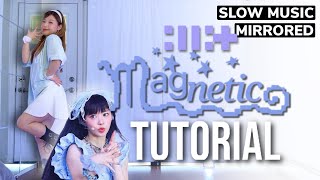 SLOW MUSIC ILLIT 아일릿 Magnetic Chorus Dance Tutorial  MIRRORED [upl. by Orest]