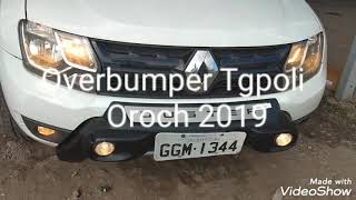 Overbumper Para Renault Duster e Oroch Com Faróis de Milhas Kit Aventura [upl. by Gabi]