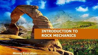 Rock Mechanics Gate Mining Engineering Tutorials 1Intact rock vs Rock mass Discontinuities of rocks [upl. by Harahs]