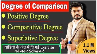 Degree of Comparison Positive Comparative amp Superlative Degree in English grammar Degree in Eng [upl. by Riggs666]