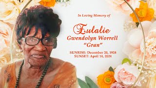 Celebrating The Life of Eulalie Gwendolyn Worrell [upl. by Doroteya]