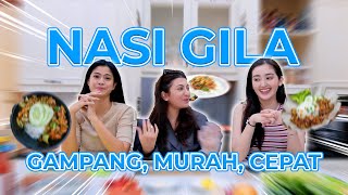 MASAK NASI GILA DI RUMAH RANTY Resep Makanan Viral ala SRAH [upl. by Etterual]