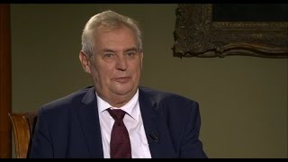 Prezident Zeman Pokládám krajské volby za mimořádně důležité Volby 2016 pro ČT24 [upl. by Darken]